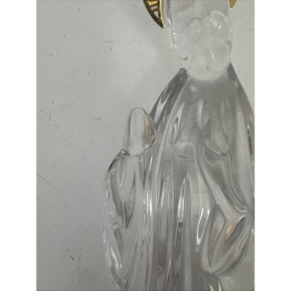 VTG GORHAM Lead Crystal JOSEPH Nativity Figurine Replacement 24K GOLD PLATED - Picture 8 of 10